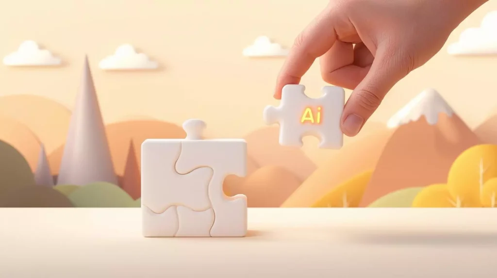 Team di una PMI svizzera che valuta la prontezza ad adottare AI Agent B2B su una dashboard digitale