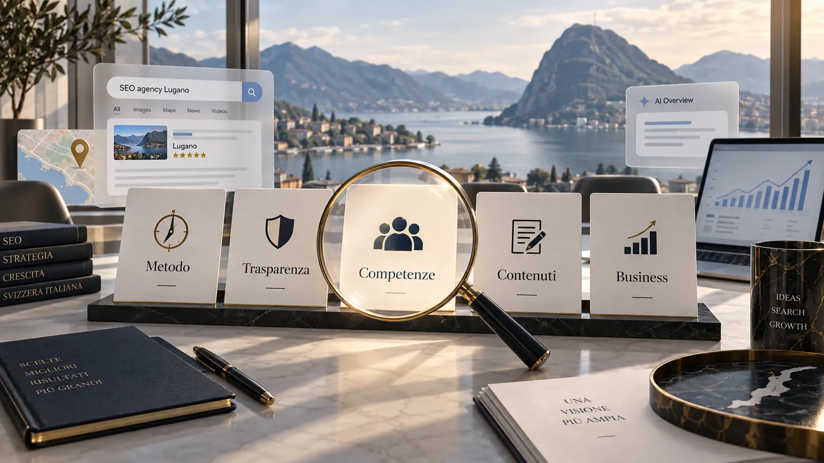 Valutazione di un'agenzia SEO attraverso dati, Search Console, contenuti, SEO tecnica e KPI