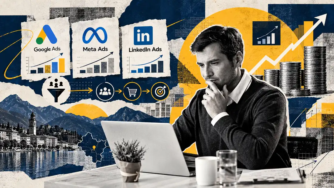 Strategia marketing nuova azienda ticino canali budget obiettivi